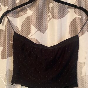 Lola Cream Sleeveless Fitted Crop Camisole